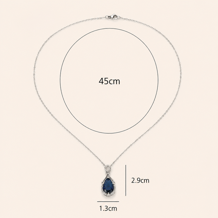 Alindra Feymorra Halskette | Weissgold