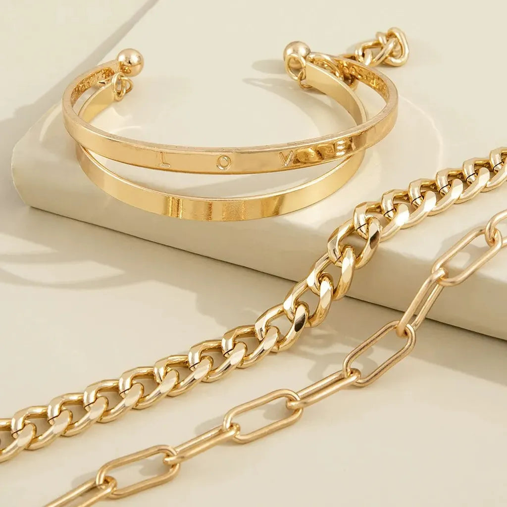 Armband-Set goldene Harmonie