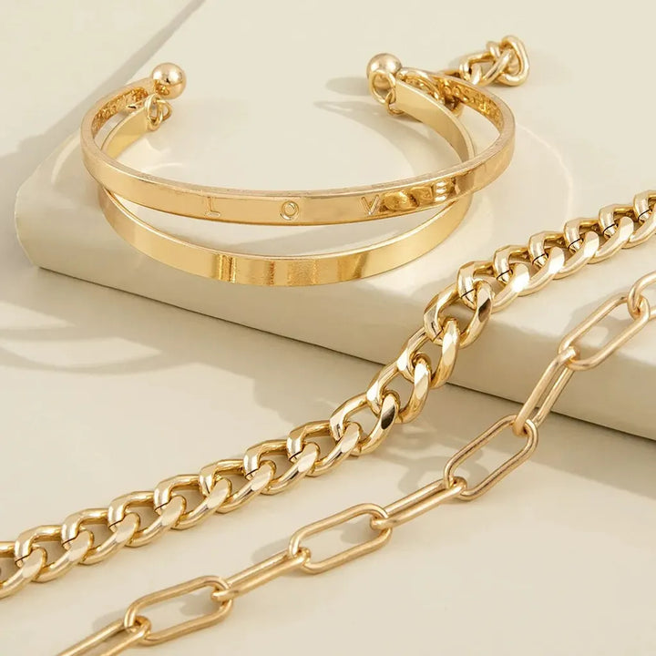 Armband-Set goldene Harmonie