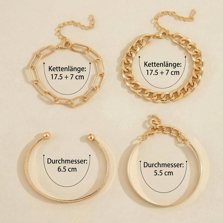 Armband-Set goldene Harmonie
