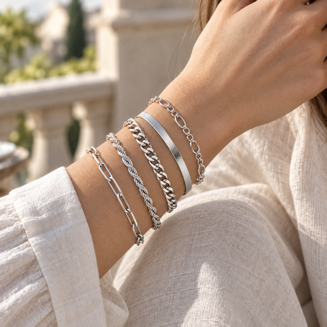 Armband-Set aus Gold