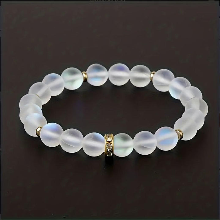 Armband „Vertrauen“ mit Margeriten und Mondstein