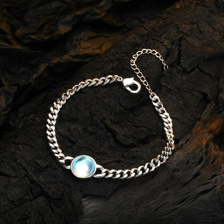 Armband aus Mondstein Innere Stimme