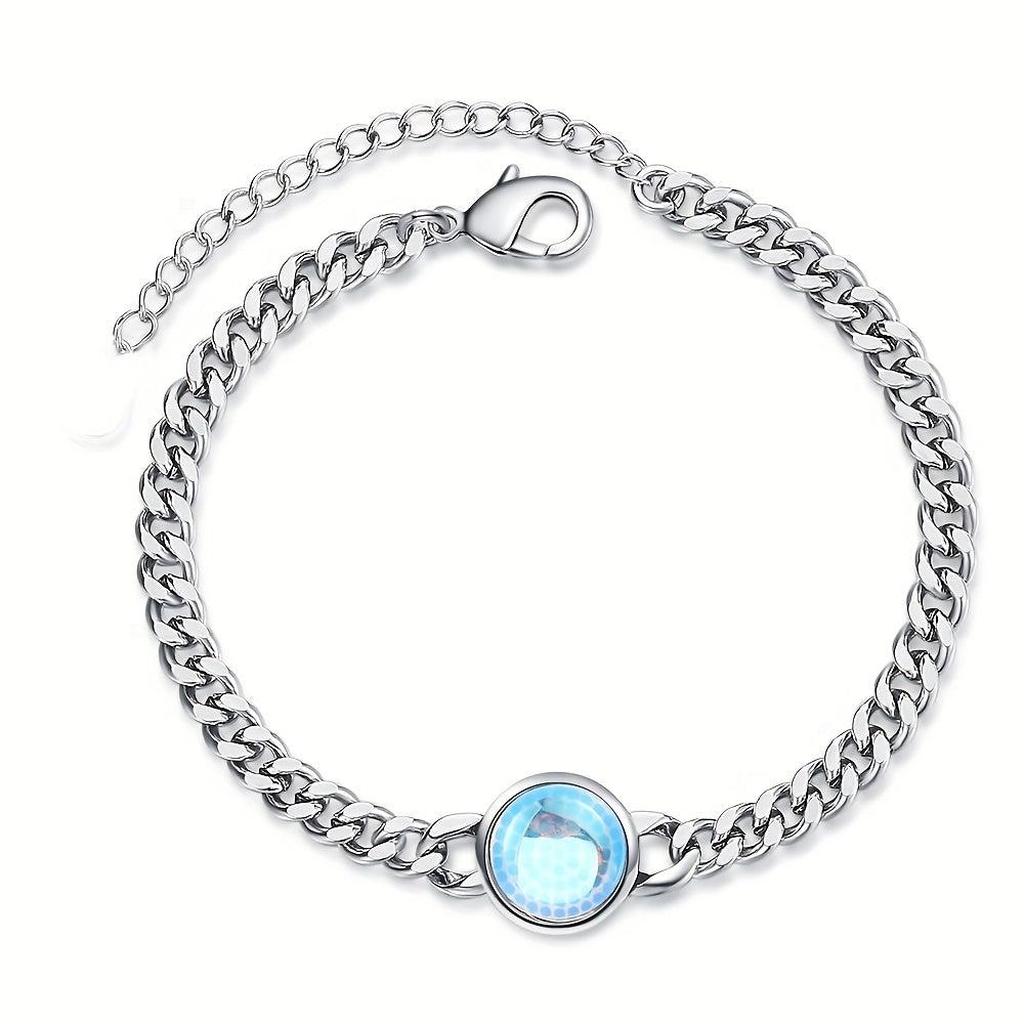 Armband aus Mondstein Innere Stimme