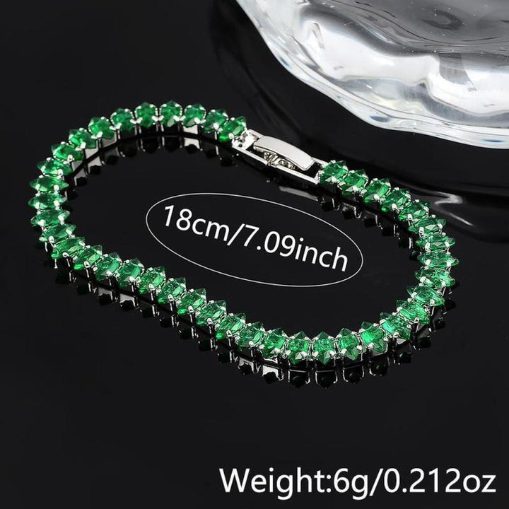 Armband mit Smaragdsteinen