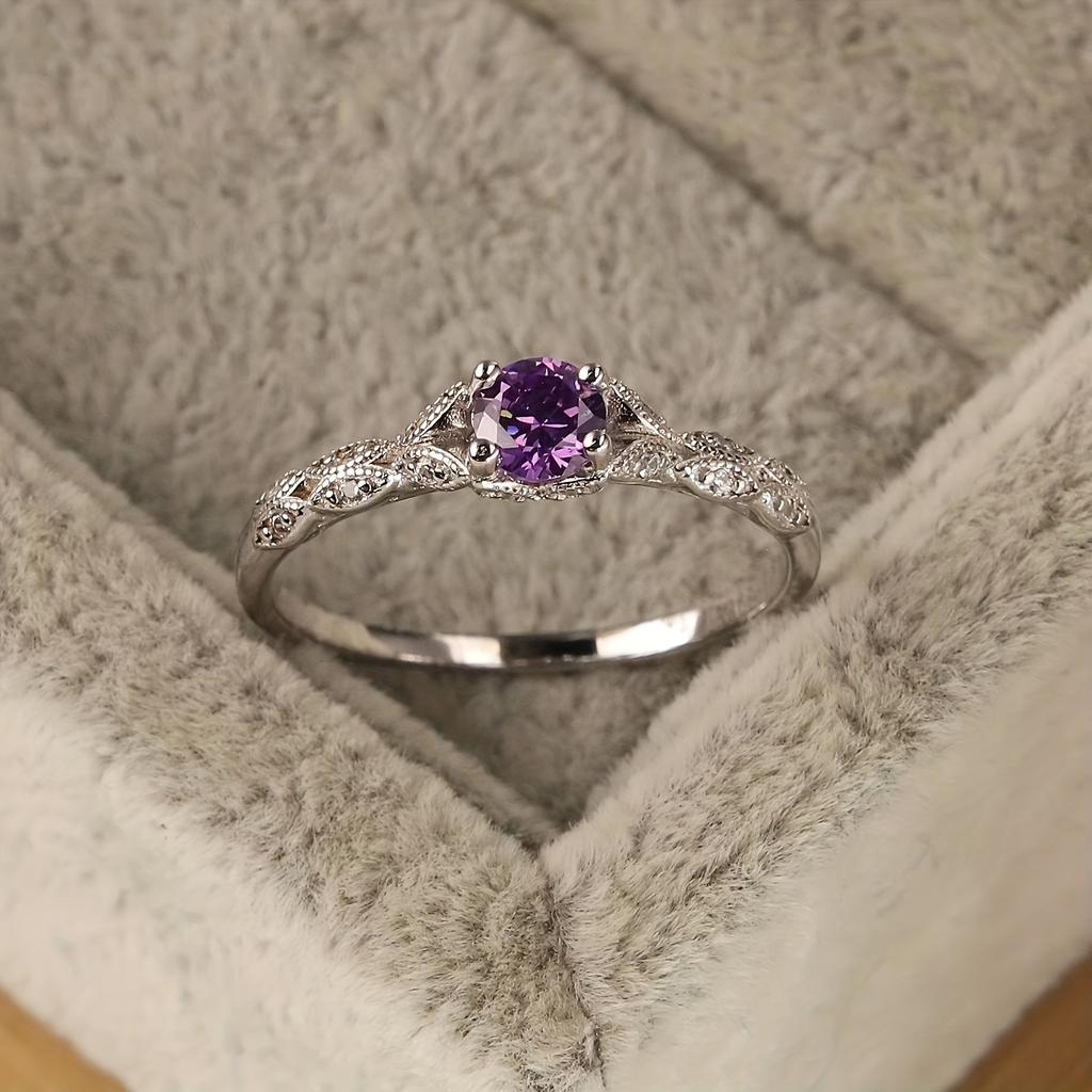 Brigitte Ring mit Amethyst