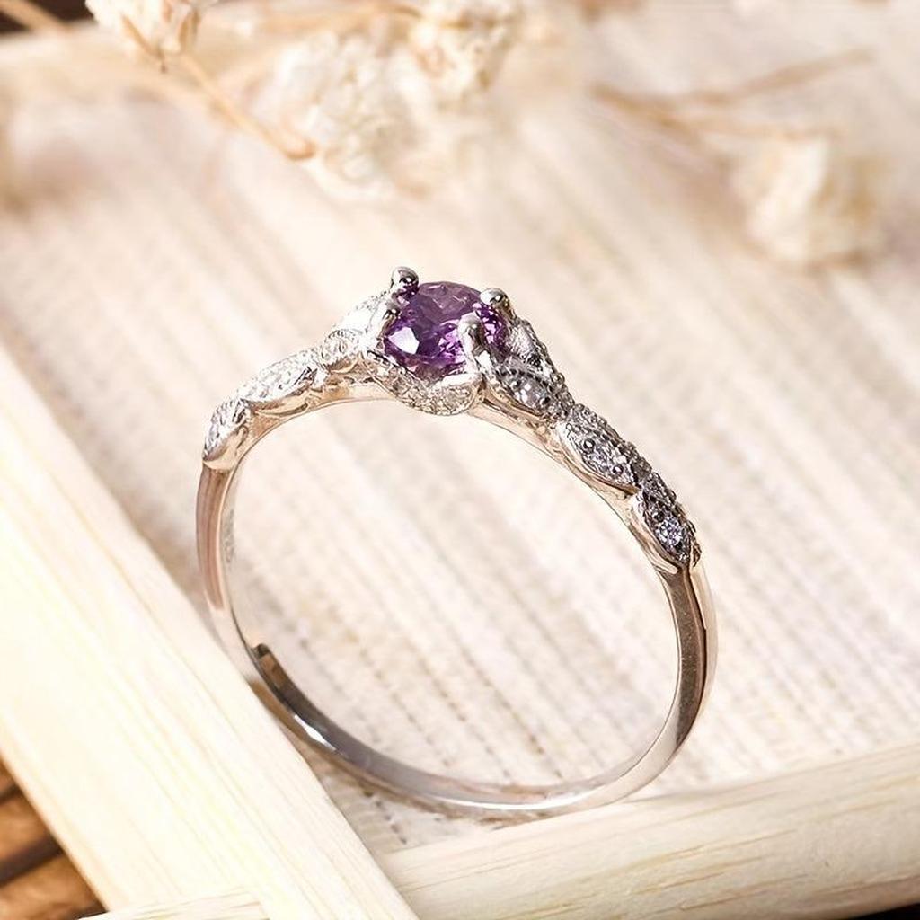 Brigitte Ring mit Amethyst