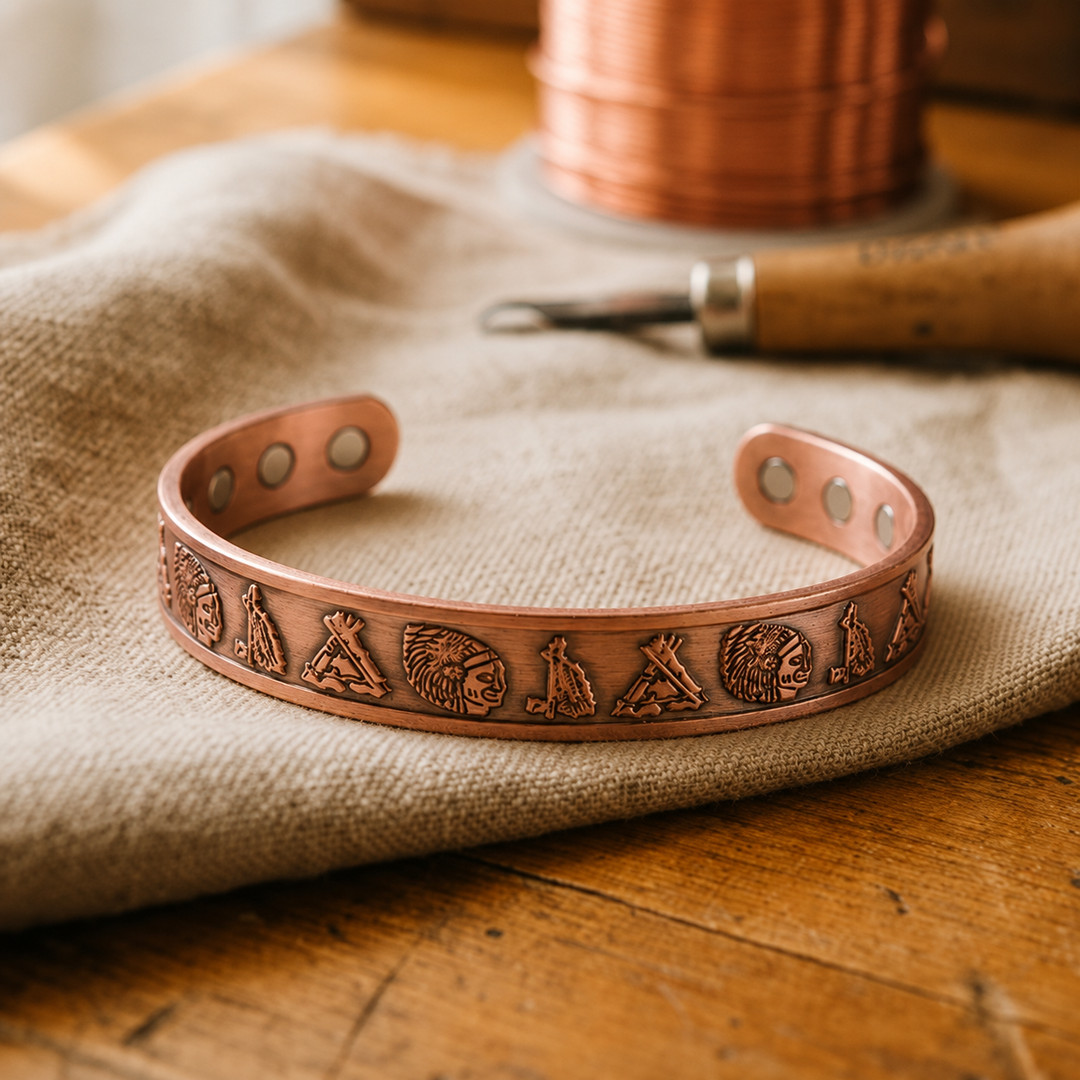 Kupferarmband Heimat