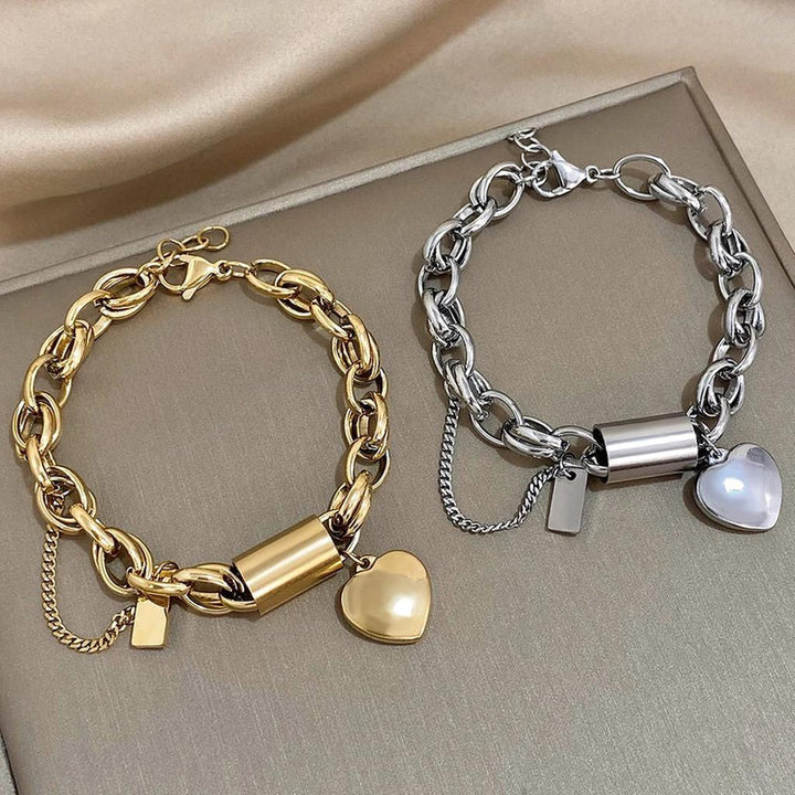 Dickes Armband in Gold