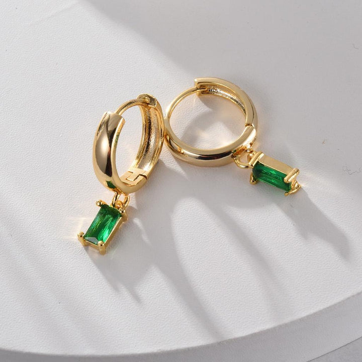 Elegante Ohrringe Louisa mit Smaragd
