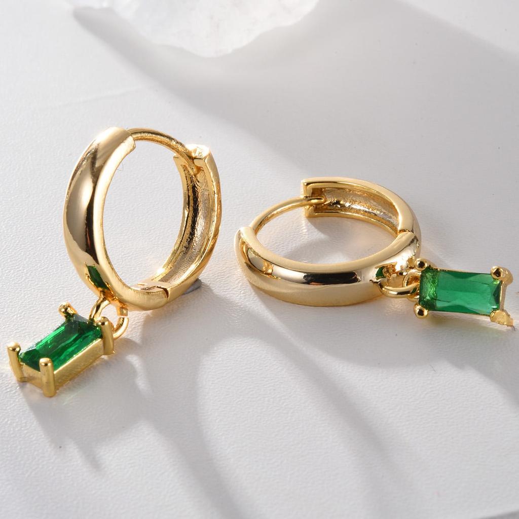 Elegante Ohrringe Louisa mit Smaragd
