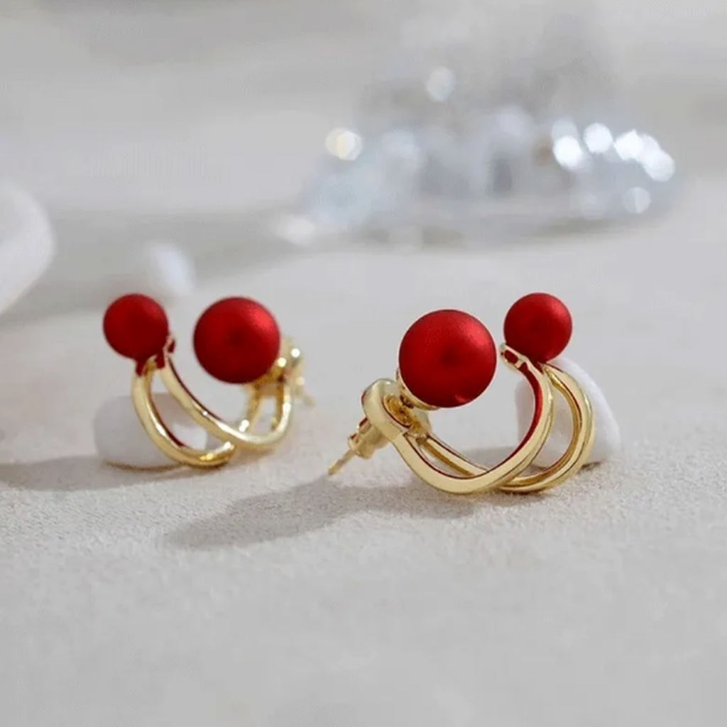 Französische Ohrringe aus Weissgold