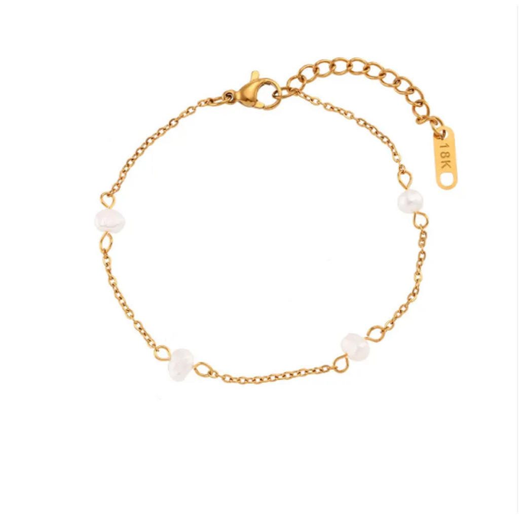 Geschenkset aus Edelstahl: Halskette und Armband
