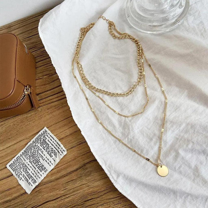 Halskette in Gold und Weissgold