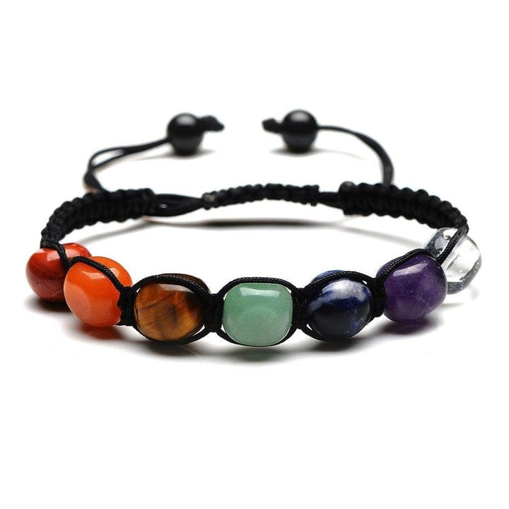 Handgefertigtes Armband „Reichtum“ mit natürlichen Steinen