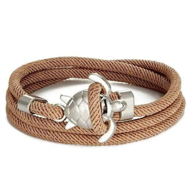 Handgefertigtes Armband mit Meeresschildkröte