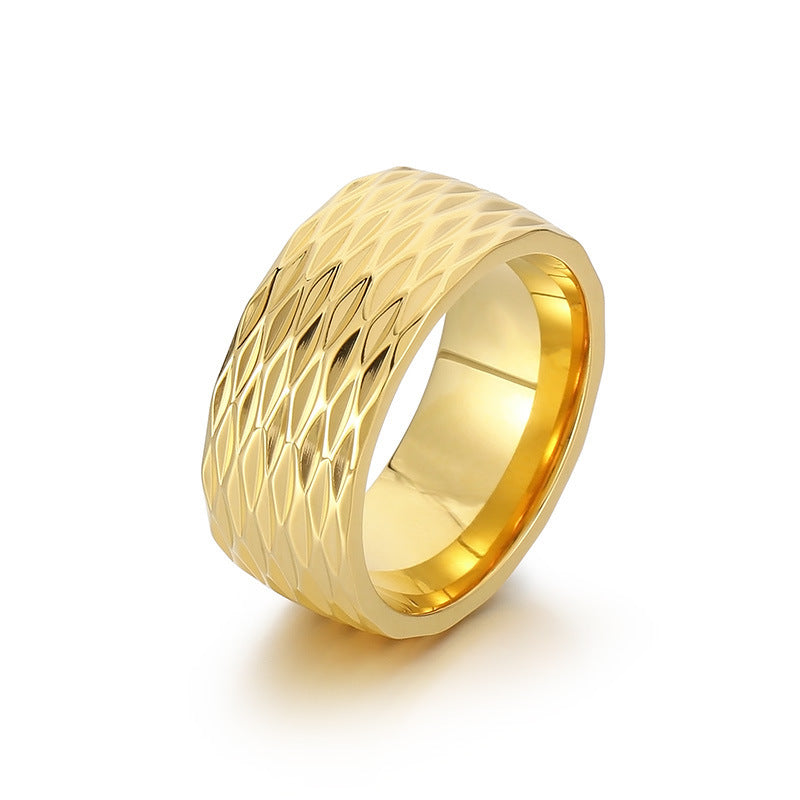 Kaelis Bandring mit Gittermuster