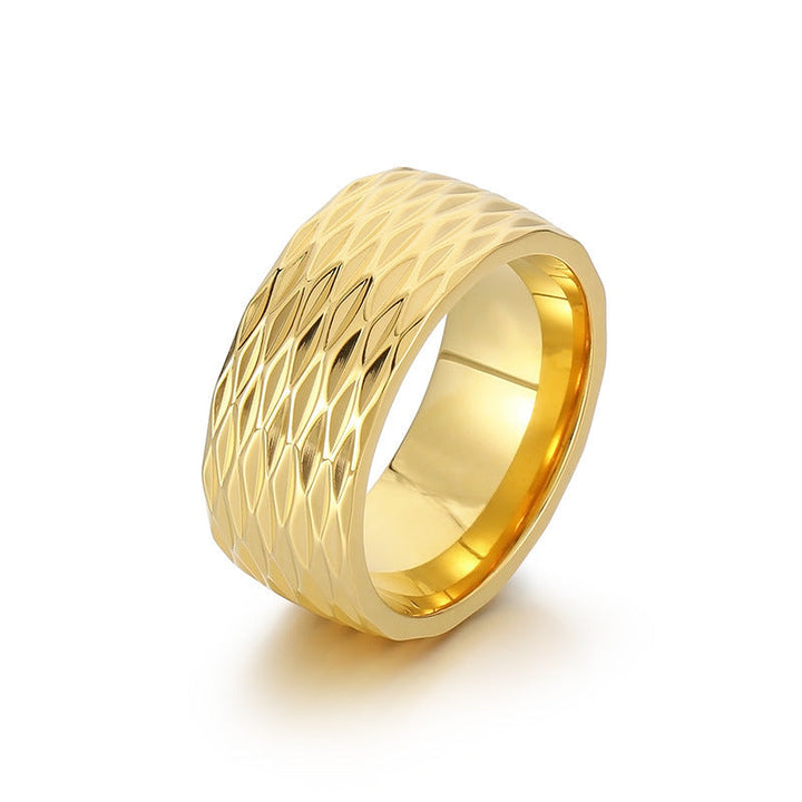 Kaelis Bandring mit Gittermuster