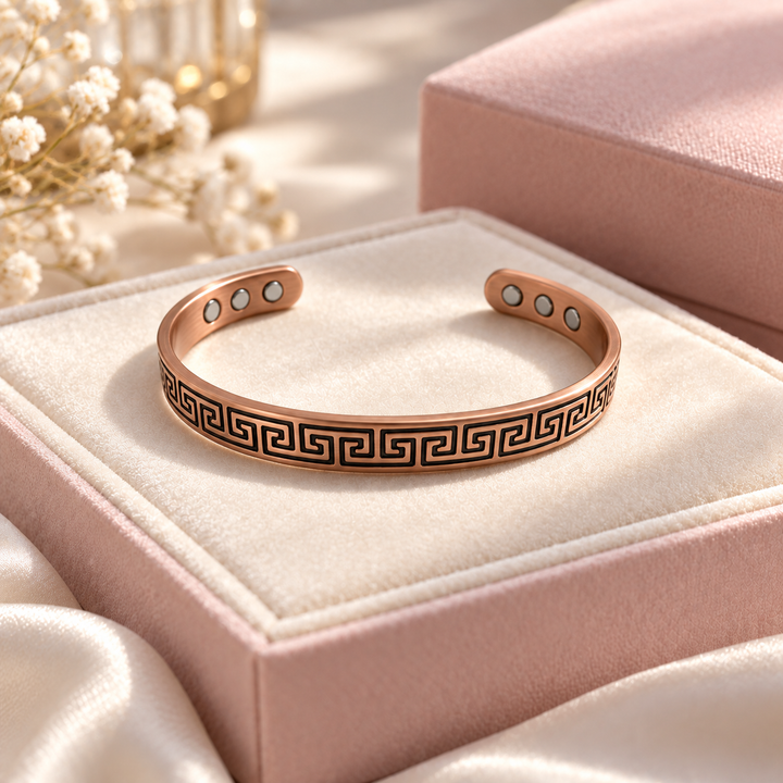 Kupferarmband Mäander