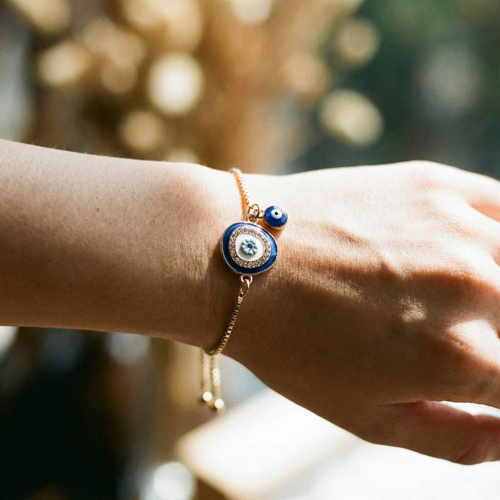 Luxuriöses Armband mit dem Auge der Gorgone