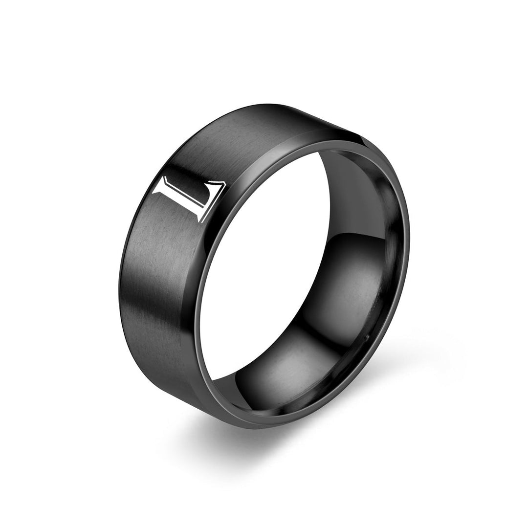 Obsidian Initialenring