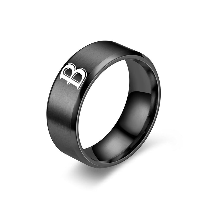 Obsidian Initialenring