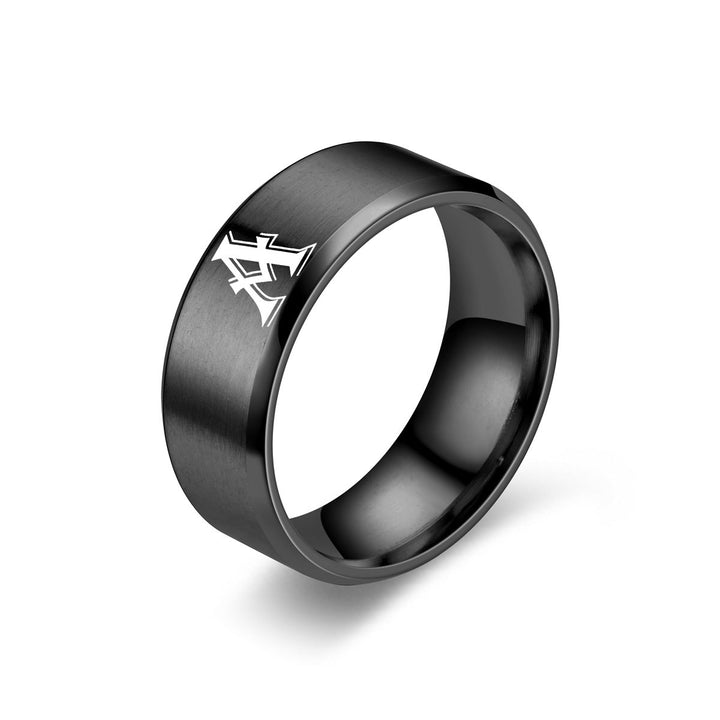 Obsidian Initialenring