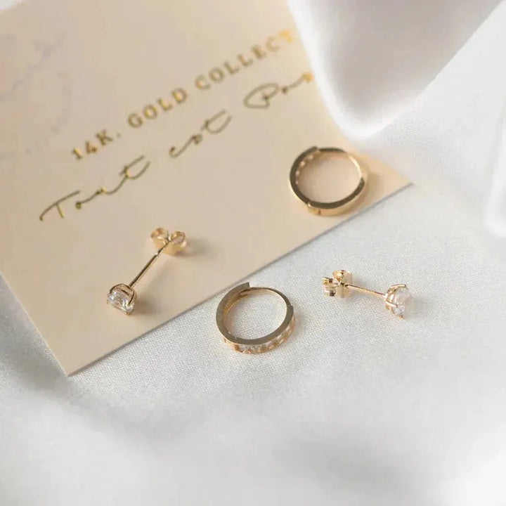 Ohrring-Set „Dara Brillant“ mit Steinen