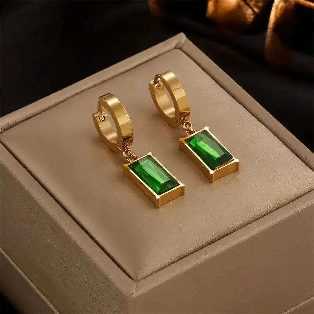 Schmuckset Lina mit Smaragd