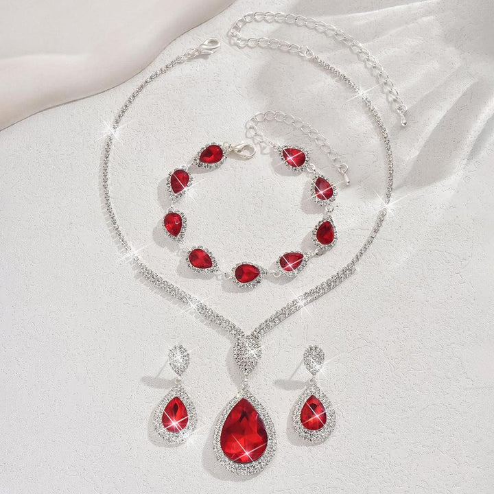 Schmuckset Thalira aus Weissgold