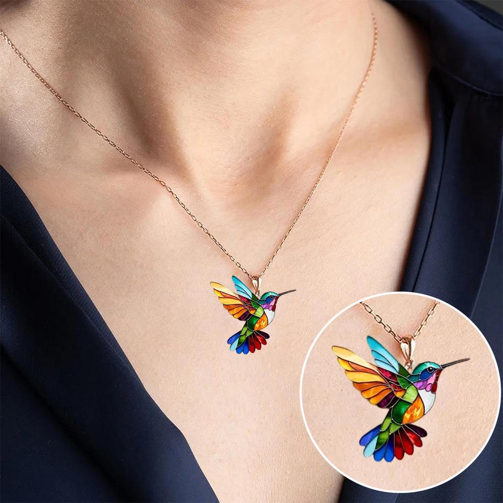 Schöne Halskette mit Schwalbe und Ohrringen als Geschenk, Angebot für begrenzte Zeit