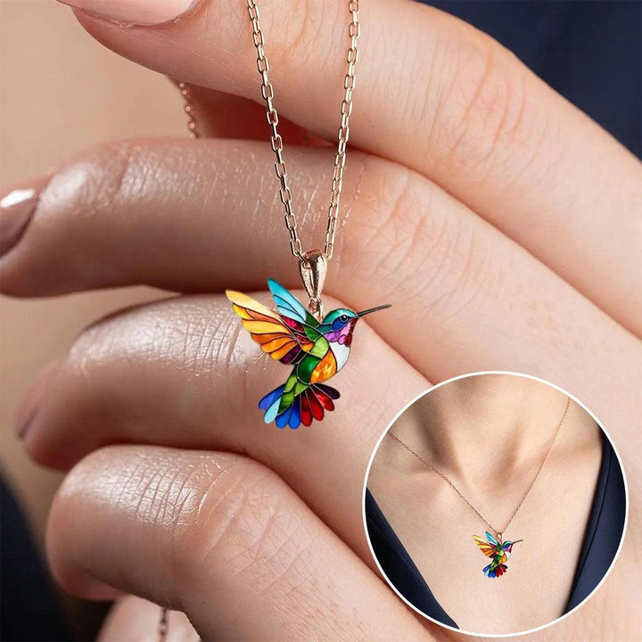 Schöne Halskette mit Schwalbe und Ohrringen als Geschenk, Angebot für begrenzte Zeit