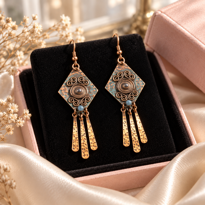 Kupferohrringe Odessa