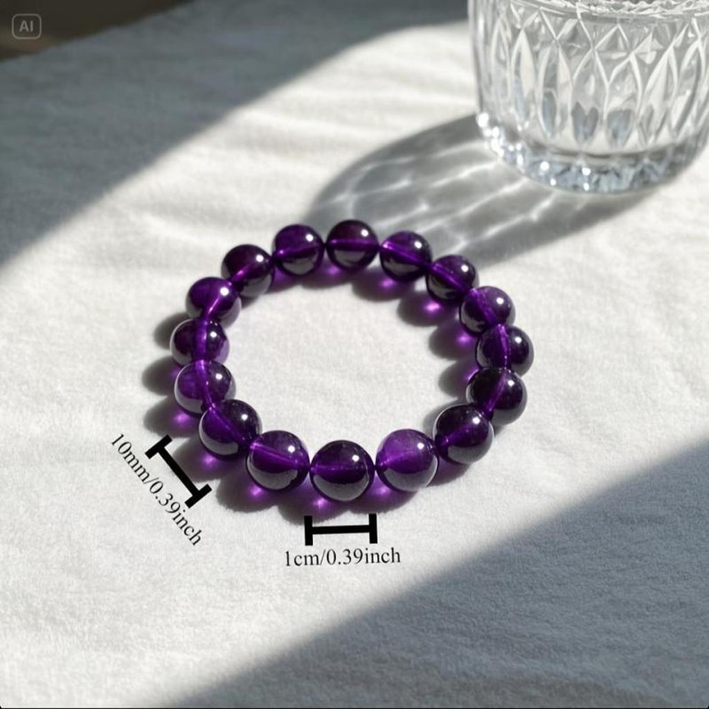 Valeria Armband mit lila Perlen