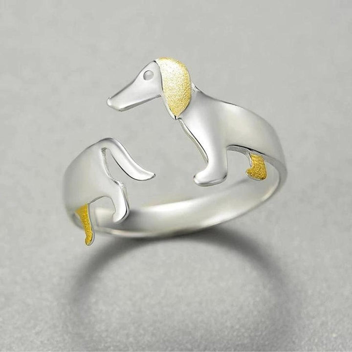 Verstellbarer Weissgoldring