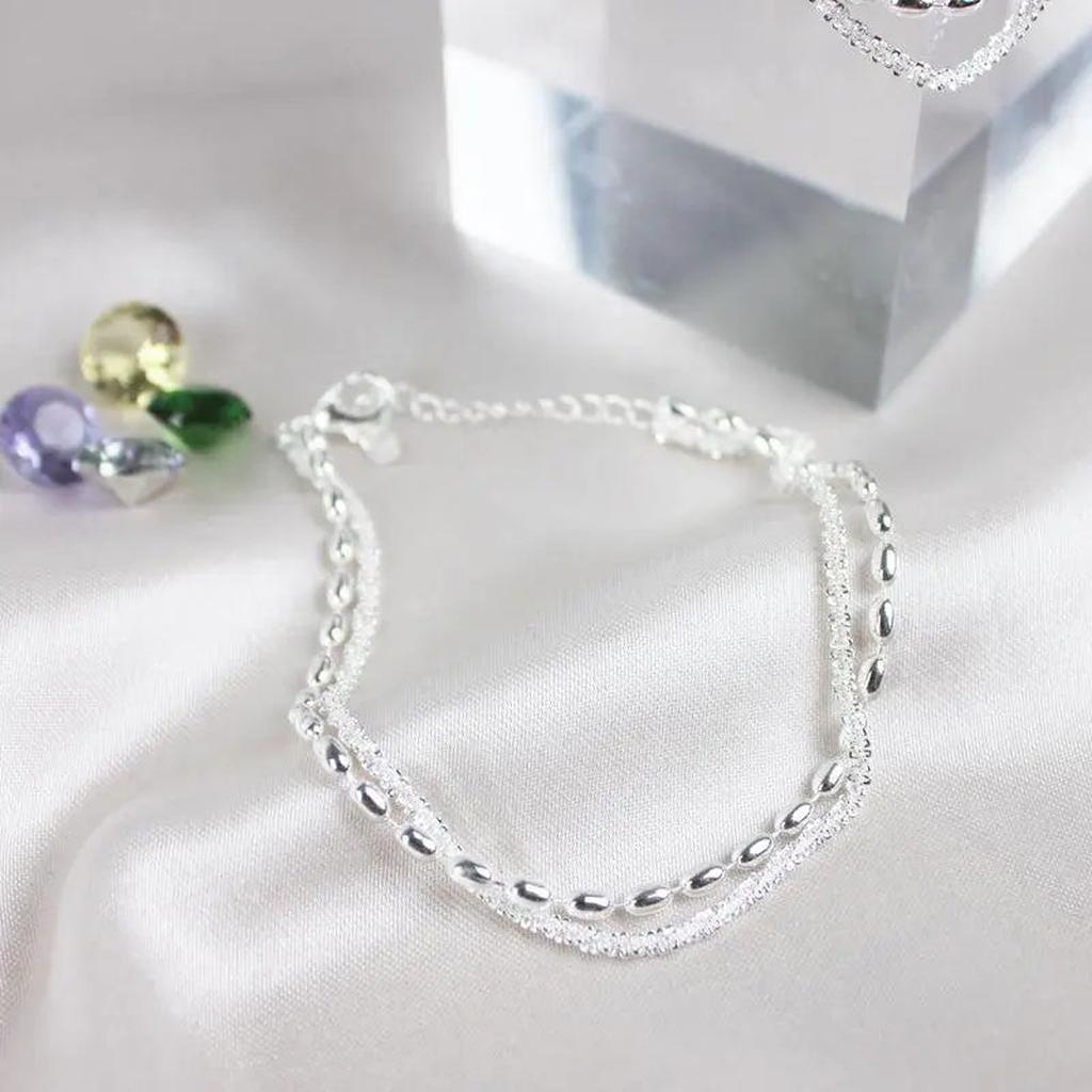 Weissgold-Armband mit Brillanten