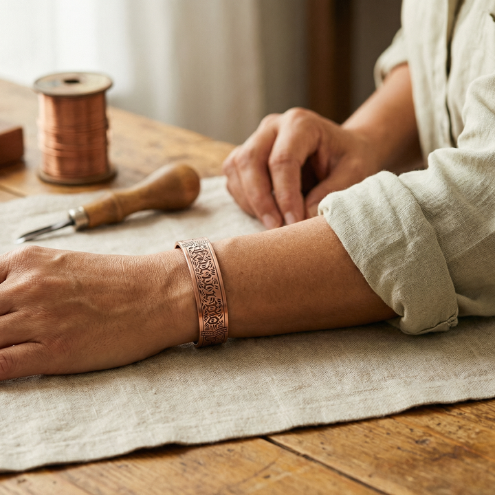 Kupferarmband Strömung
