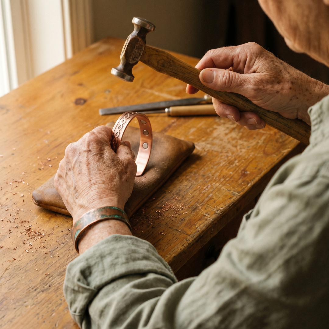Kupferarmband Strom