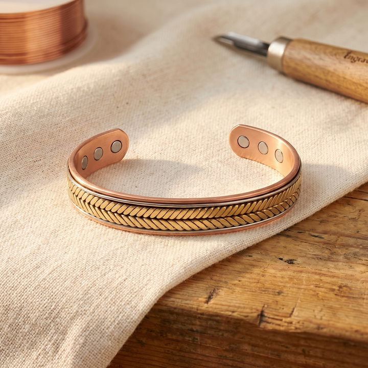 Kupferarmband Ernte