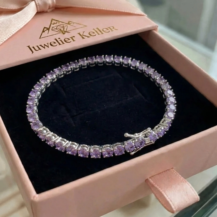 Tennisarmband aus Amethyst